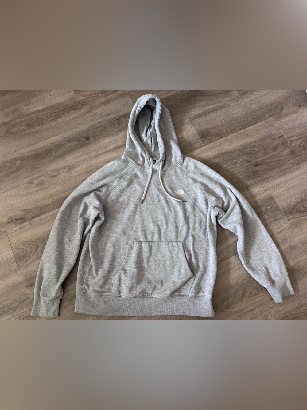 The North Face Women’s Light Gray Hoodie Sweatshirt